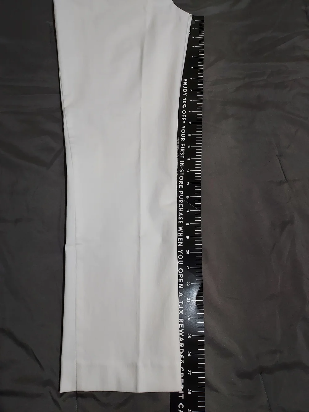 JM Collection White Rivet Size S Short Slim-Leg Pull-On Pants - Picture 6 of 8